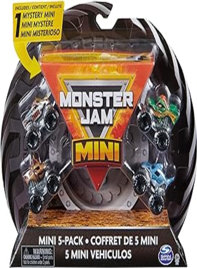 Monster Jam MNJ VHC ميني 5PK M03 GML12pkSLD