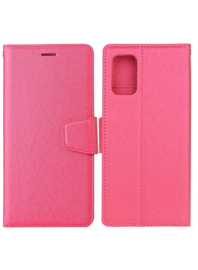 Zaboon Case For Galaxy S20 Silk Texture Horizontal Flip Leather Case with Holder & Card Slots & Wallet & Photo Frame - Image 1