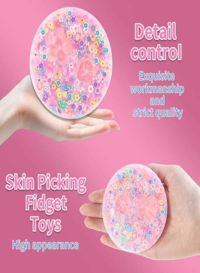 rytopt Skin Picking Fidget Toys, Flower Picking Fidget Toy, Sensory Toys for Picking Pad, Portable Fidget Toy Adult and Kids, Christmas, Party Favors, Prizes for Kids (8.5CM/3.3IN) - Image 4
