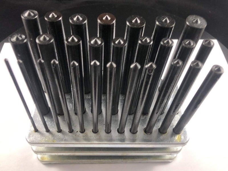 LLDSIMEX 28 Piece Transfer Punch Set 3/32"-1/2" by 64ths Plus 17/32" - Image 2