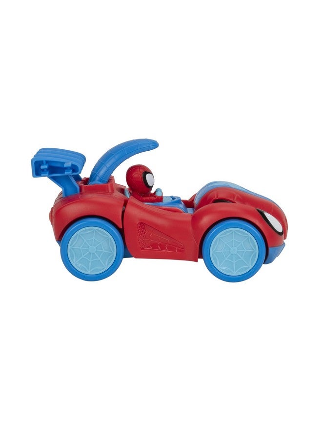 MARVEL Spidey and His Amazing Friends Spidey-Rex Racer - 8-Inch Vehicle with Sounds That Transforms from Vehicle Into Dinosaur - Image 4