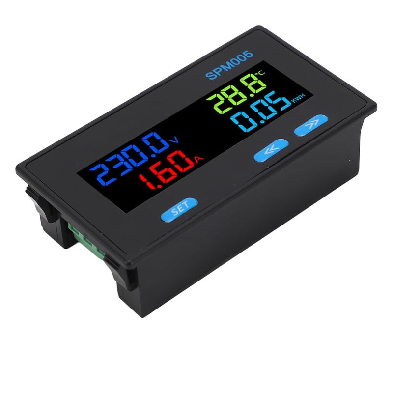 AC Digital Voltmeter Ammeter Panel 100A AC60 300V Compact LCD Display Multimeter - Image 4
