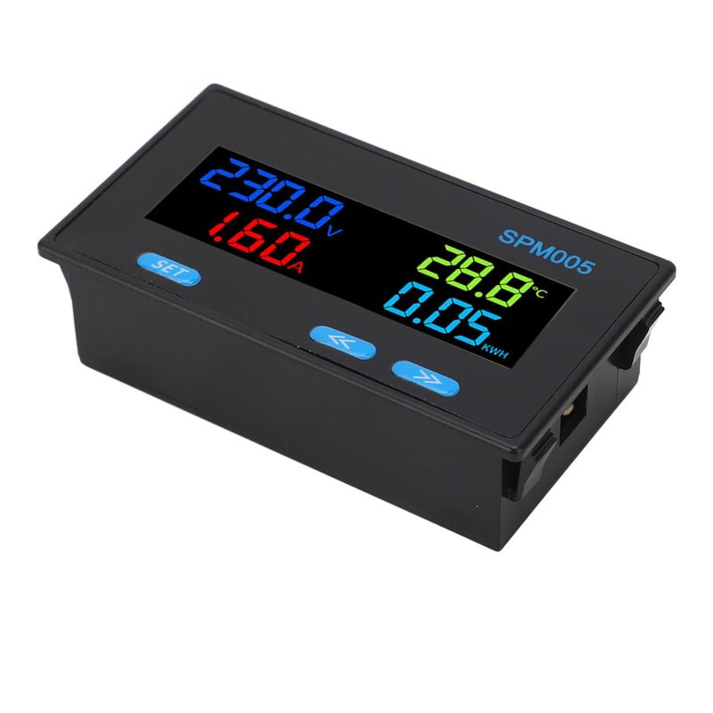 AC Digital Voltmeter Ammeter Panel 100A AC60 300V Compact LCD Display Multimeter - Image 2