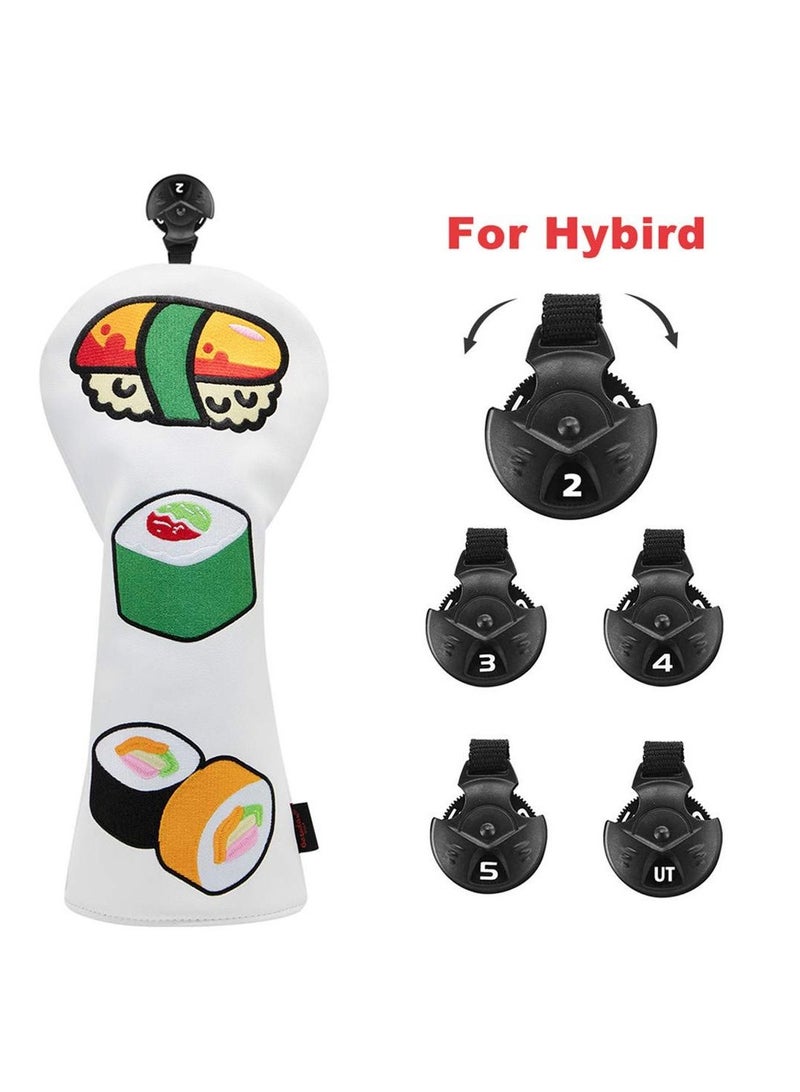 Excefore Golf Club Covers, Golf Driver Headcover, Golf Fairway Wood Head Cover, Hybrid Club Head Cover, for Driver, Fairway, Hybrids, Golf Accessory, 3 Models Available, for Men, Women, Kids - Image 5