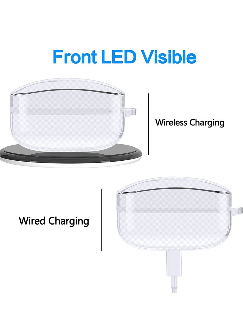 Durable Shockproof Full Body Protective Case for Sony WF-1000XM4 Wireless Earbuds, Made of TPU with Keychain, Transparent Design for Enhanced Protection Against Drops and Impacts. - Image 2