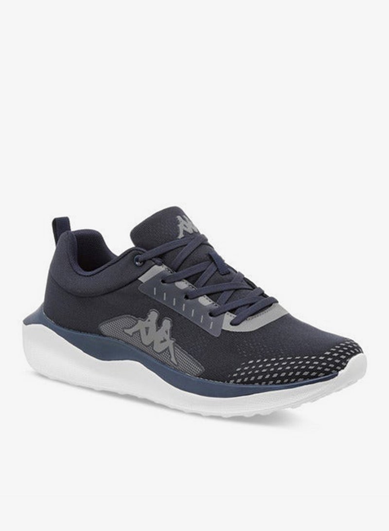 Kappa Men's Logo Detail Sports Shoes with Lace-Up Closure - Image 2