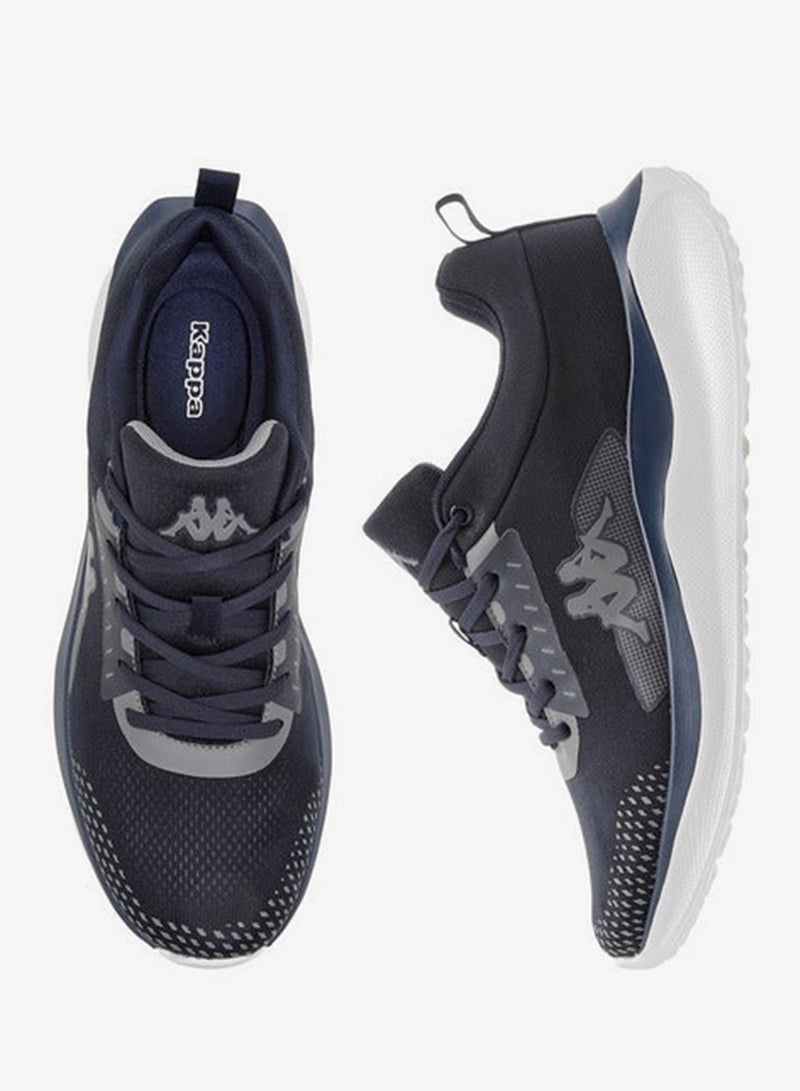 Kappa Men's Logo Detail Sports Shoes with Lace-Up Closure - Image 3