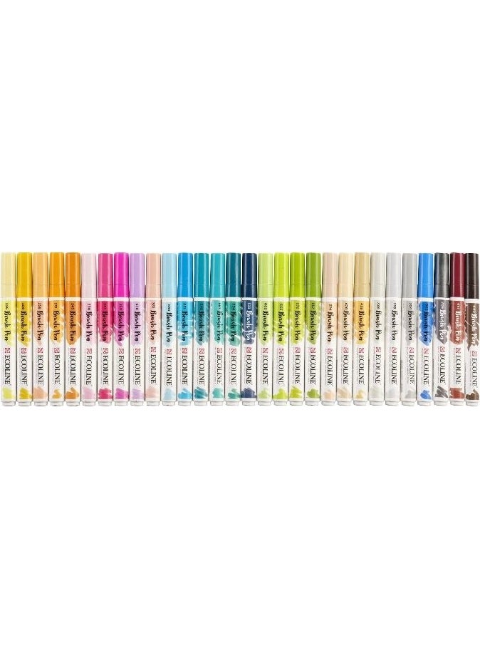Talens - Ecoline Brush Pen Brush Pen Set 30 Colors - Image 1