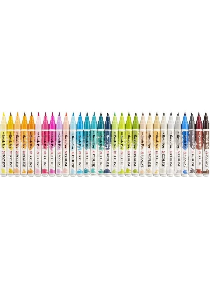 Talens - Ecoline Brush Pen Brush Pen Set 30 Colors - Image 1