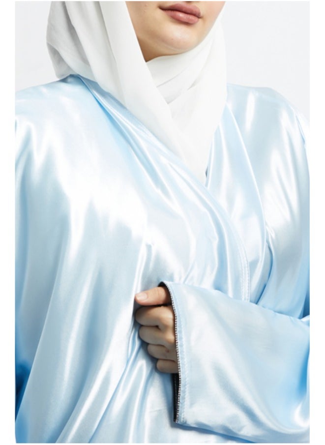 Evva Evva Luxury Saudi Abaya for Women – Elegant Open Front Modest Wear in Premium Fabric – Ideal for Ramadan, Eid, and Everyday Elegance  - Image 4