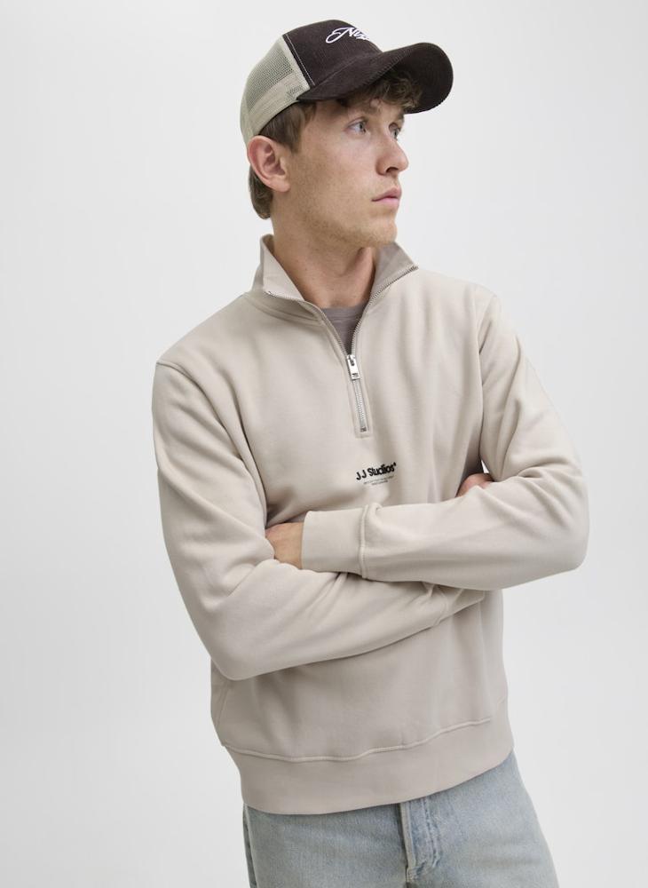 JACK & JONES Jjesoho Quarter Zip Sweatshirt  - Image 3