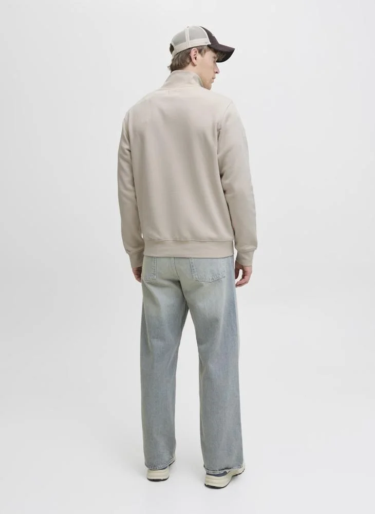 JACK & JONES Jjesoho Quarter Zip Sweatshirt