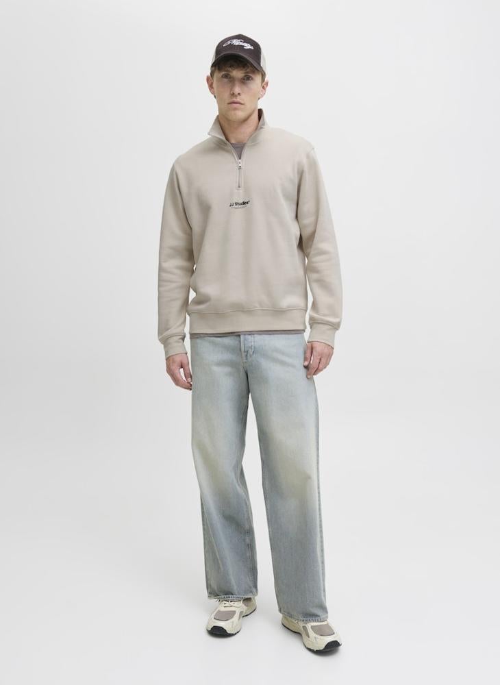 JACK & JONES Jjesoho Quarter Zip Sweatshirt  - Image 4