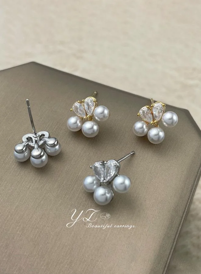 Take Two  Faux Pearl Stud Earrings for Women | Best Price UAE