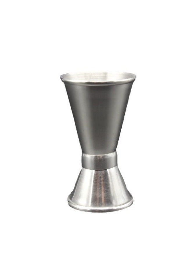 Measuring Cup Stainless Steel Measuring Cup Bar Measuring Cup Stainless Steel Double Head Measuring Cup Scale Measuring Cup Measuring Cup Wine Dispenser-Color:White-Capacity:15-30ml - Image 5