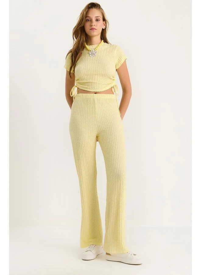 Ginger Fitted Top & Pant Coord Set