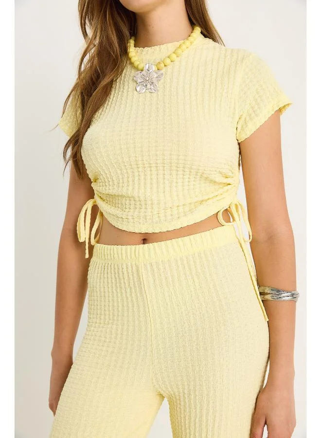 Ginger Fitted Top & Pant Coord Set