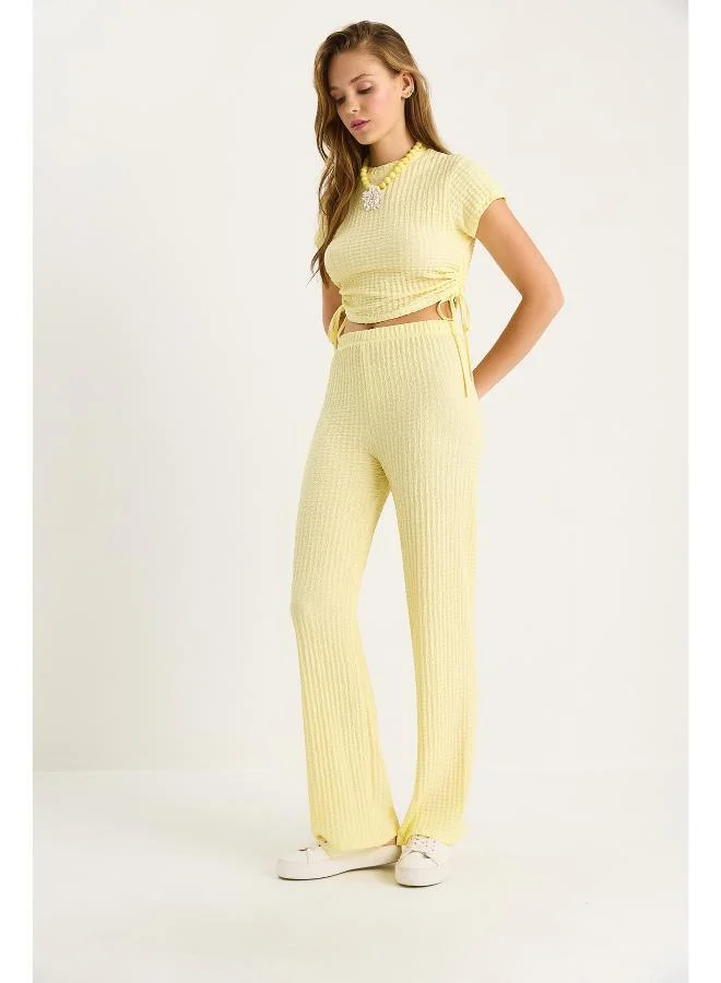 Ginger Fitted Top & Pant Coord Set