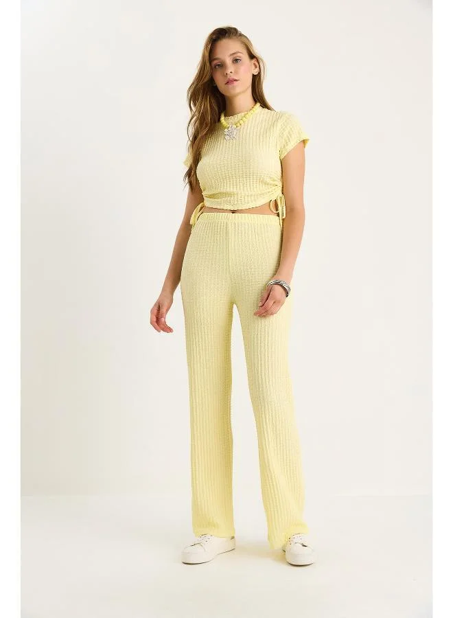 Ginger Fitted Top & Pant Coord Set