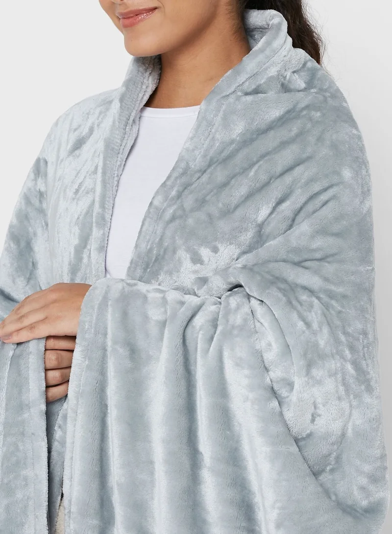 CALVIN KLEIN Fleece Blanket 127 x 178cms