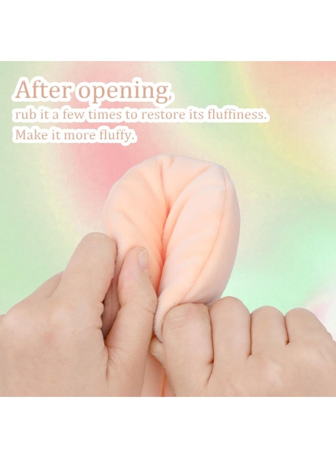 Large Velvet Powder Applicator – Ultra-Soft Sponge – Efficient Makeup Removal & Facial Cleansing Tool-Pink - Image 2