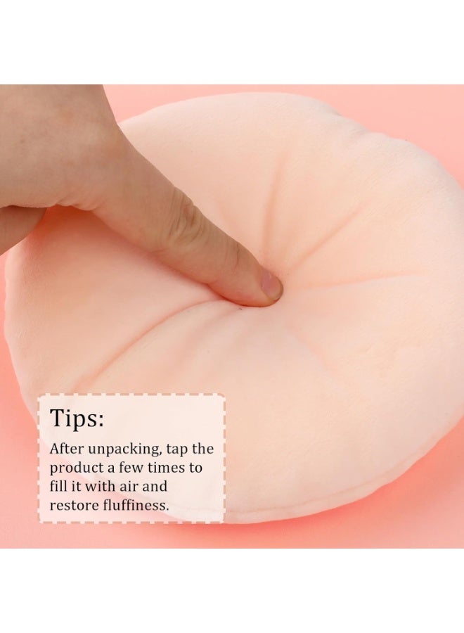 Large Velvet Powder Applicator – Ultra-Soft Sponge – Efficient Makeup Removal & Facial Cleansing Tool-Pink - Image 4