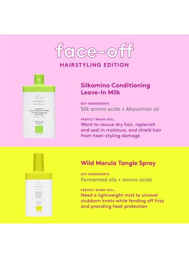 Drunk Elephant Silkamino Conditioning Leave-In Milk - Smooths, Repairs and Strengthens All Hair Types (240 mL / 8 Fl Oz) - Image 4