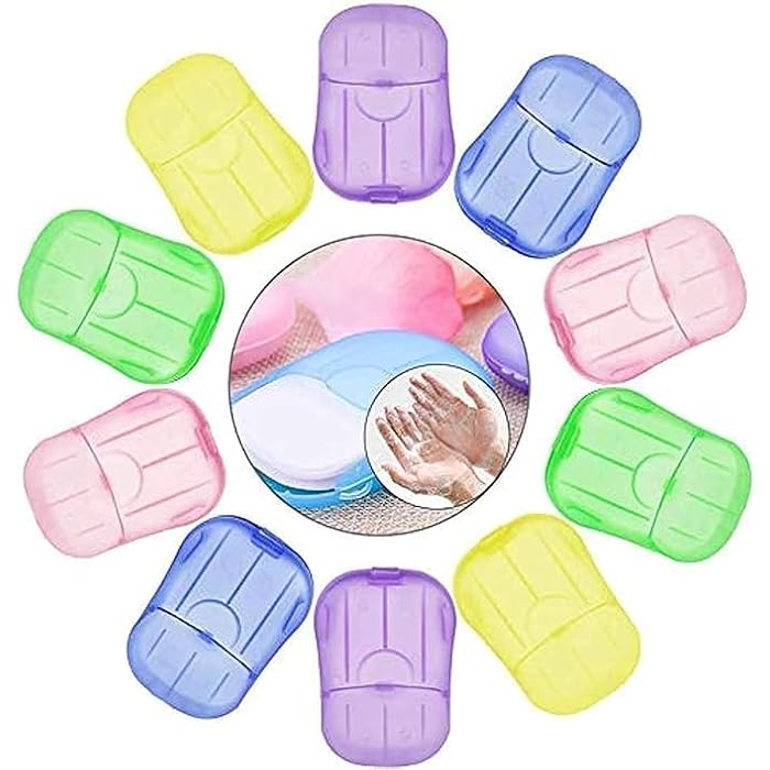 Portable Disposable Mini Paper Soap Box Disposable Small Soap Papers for Travel Camping Hand Washing 3pcs - Image 4