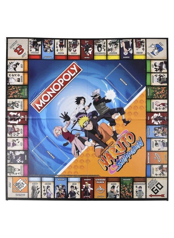 USAopoly مونوبولي: ناروتو | لعبة مونوبولي قابلة للجمع تتميز بسلسلة المانغا اليابانية | مواقع مألوفة ولحظات أيقونية من عرض الأنمي | 2-6 لاعبين - Image 4