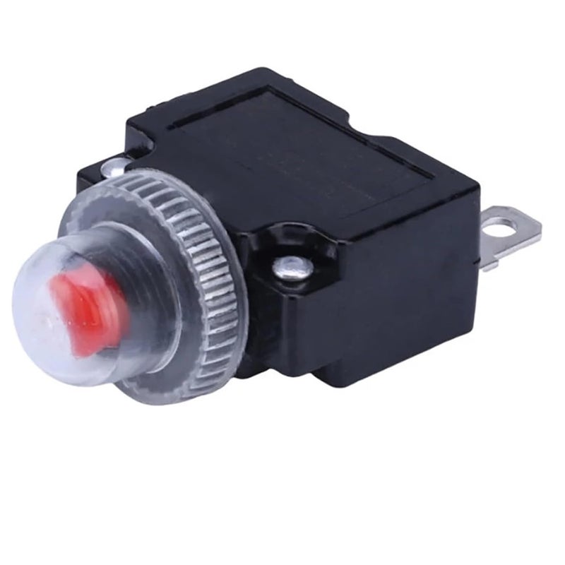 Thermal Overload Circuit Breaker 5A Red Push Button Reset Waterproof Cover CE Certified - Image 5