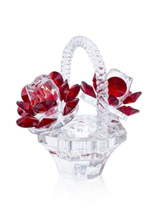 Crystal Red Rose Flower Basket Figurines Ornaments for Home Decor or Table Centerpiece - pzsku/Z67F4726AC64B489851C1Z/45/_/1655969536/dbfd9a04-155f-4481-9e75-2ec6a97018ab