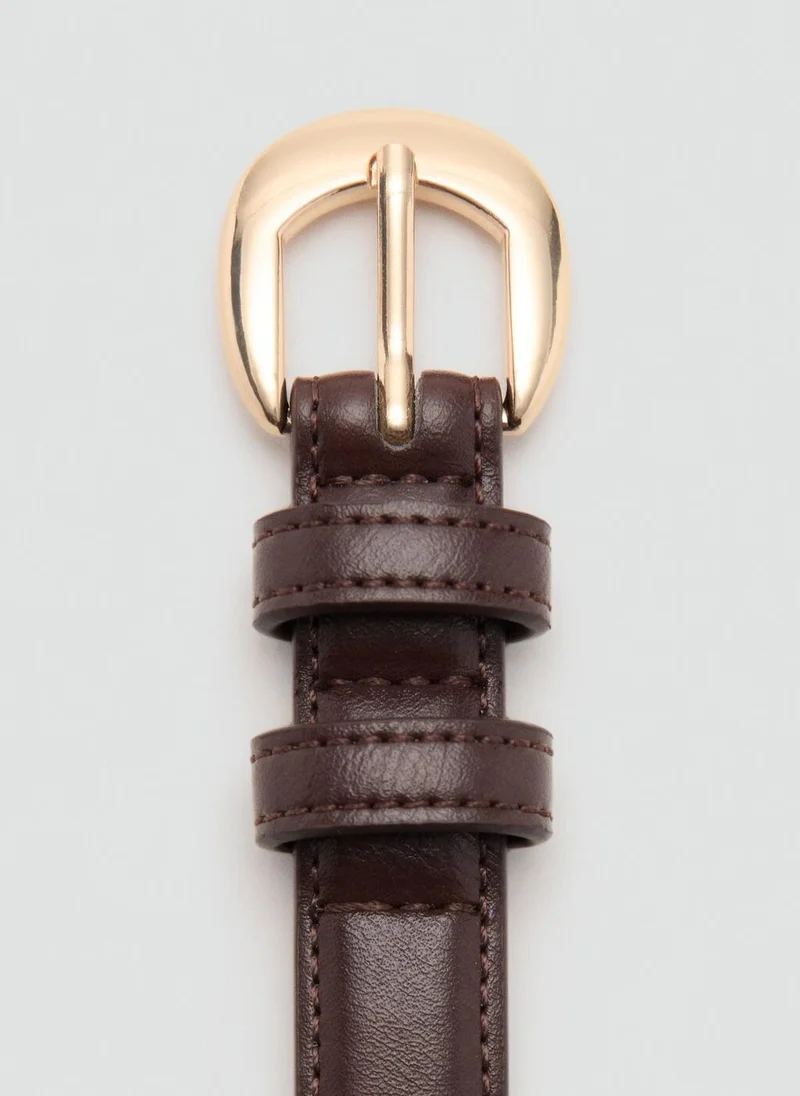 MANGO  Buckle skinny belt for Women | Best Price UAE