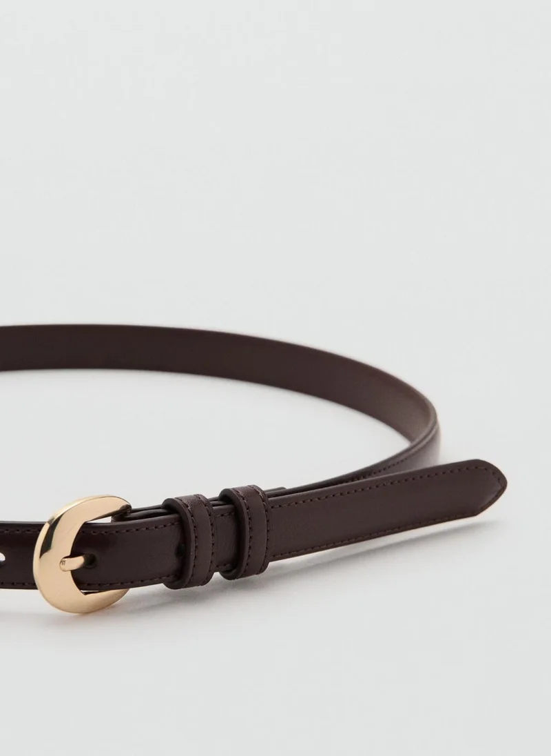 MANGO  Buckle skinny belt for Women | Best Price UAE