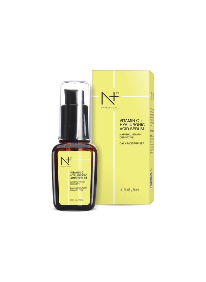 N Plus Professional 20% Vitamin C & Hyaluronic Acid Paraben Free Face Serum for Skin Radiance & Glowing Skin, 30ml/1.01 FL. OZ. - Image 1