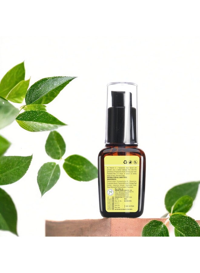 N Plus Professional 20% Vitamin C & Hyaluronic Acid Paraben Free Face Serum for Skin Radiance & Glowing Skin, 30ml/1.01 FL. OZ. - Image 3