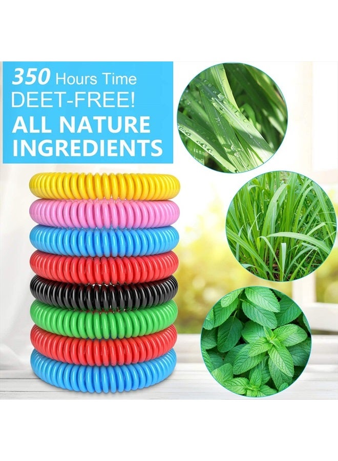 BuggyBands Mosquito Bracelets, 48 Pack Individually Wrapped, DEET Free, Natural and Waterproof Band - Image 2