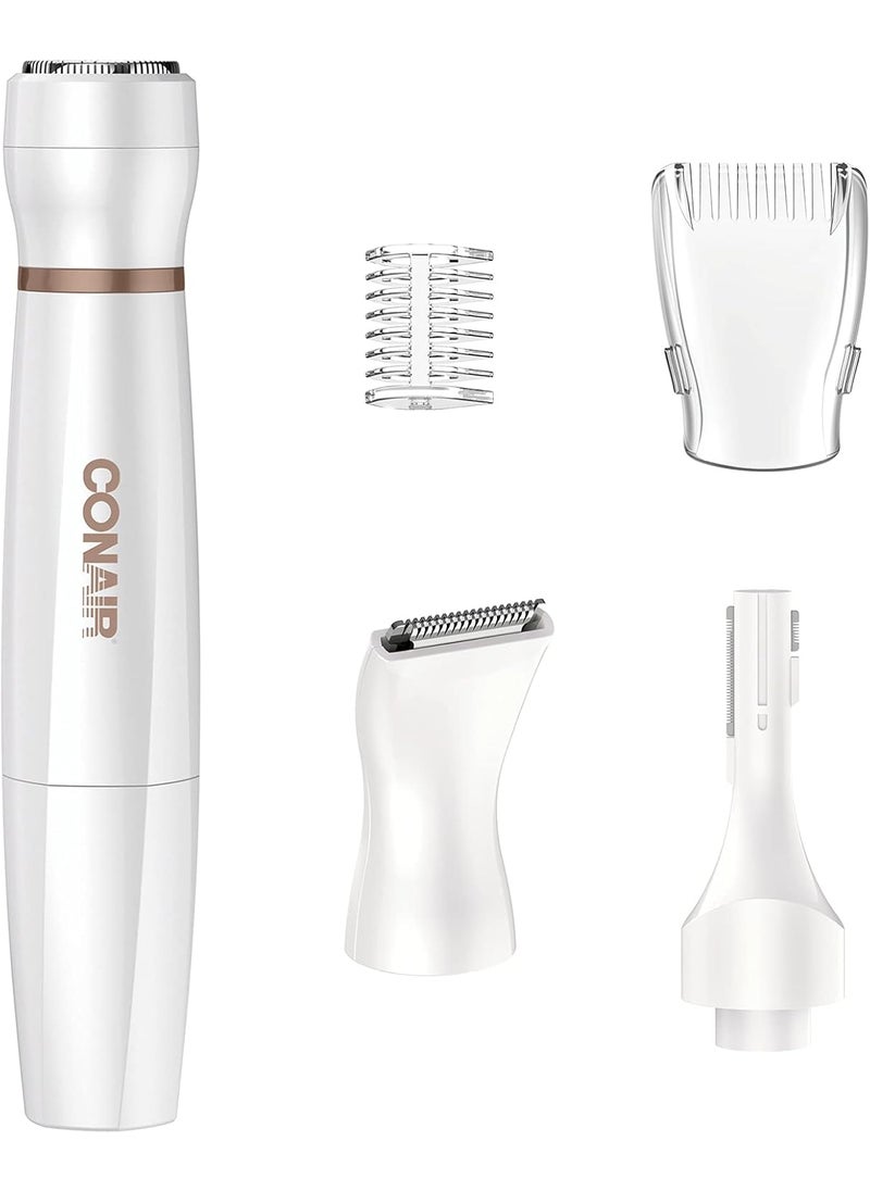 CONAIR Conair AllIn1 Facial Hair Removal for Women Cordless Electric Trimmer Perfect for Face EarNose Eyebrows and Bikini Lines  - Image 1