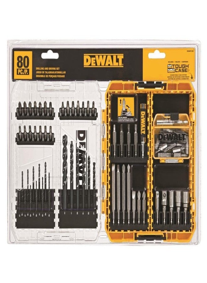 DEWALT Drill Bit Set/Screwdriver Set, 80-Piece (DWAMF1280), Yellow - Image 4