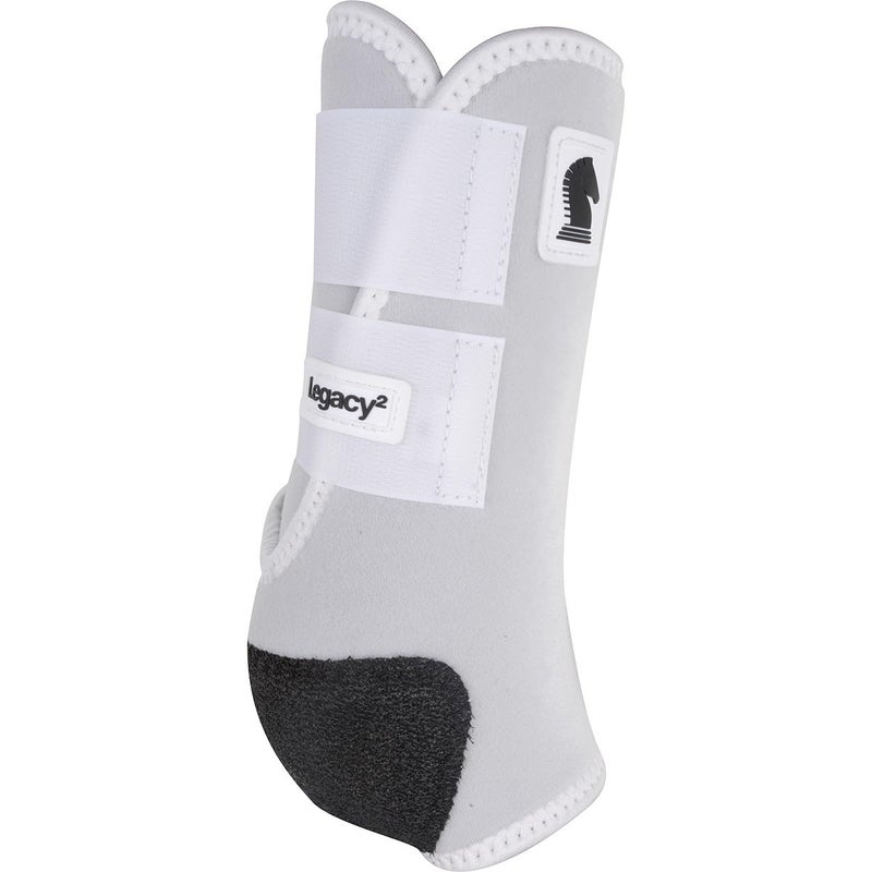 Classic Equine Legacy2 Support Boots, Front (White, Medium)