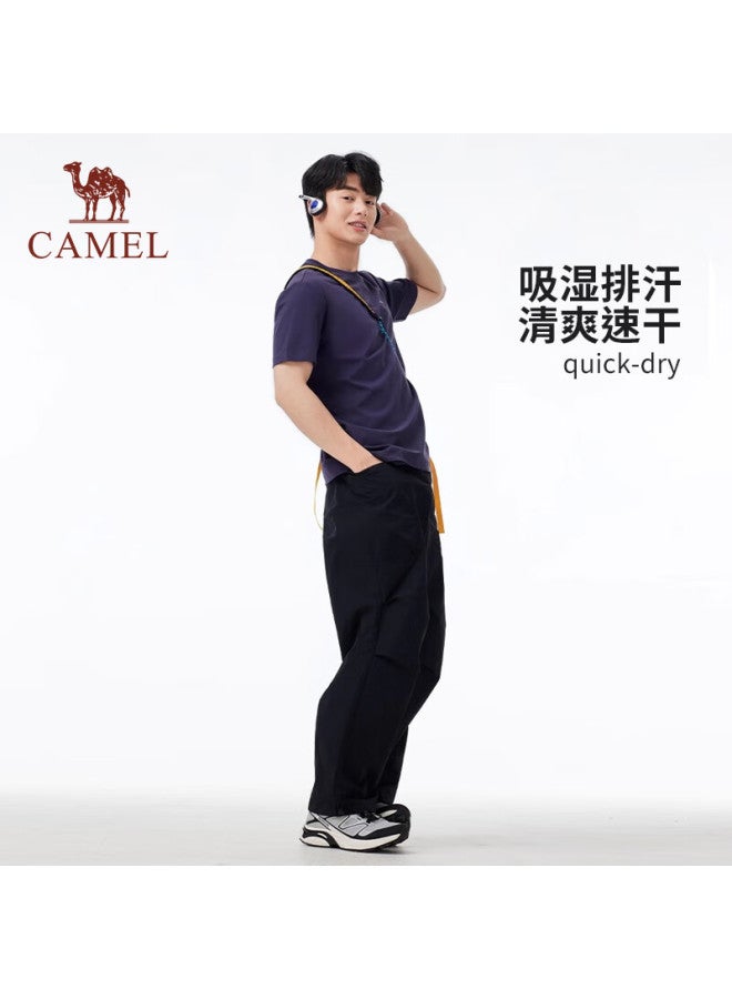Camel Outdoor Quick-Dry T-Shirt Casual Short Sleeve Round Neck Sorona Cotton T Cool Feeling Sun Protection Sports Short Sleeve A15Bavv023 - Image 3