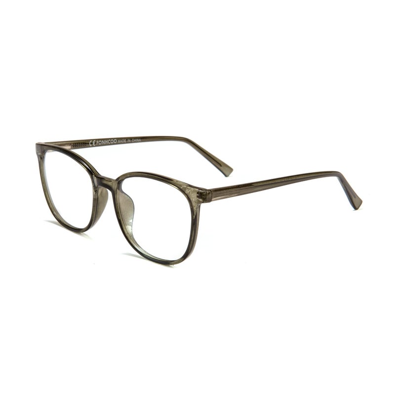 FONHCOO Blue Light Blocking Glasses Fashion Round TR90 Frame Transparent Eyewear Anti UV BluRay Computer Glasses for Women Men