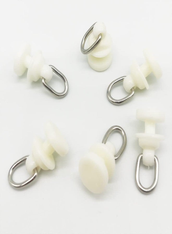 Alamic Curtain Gliders Hooks Ceiling Track Roller Carrier Slide Shower Curtain Tracks Accessories - 50 Pack - Image 3