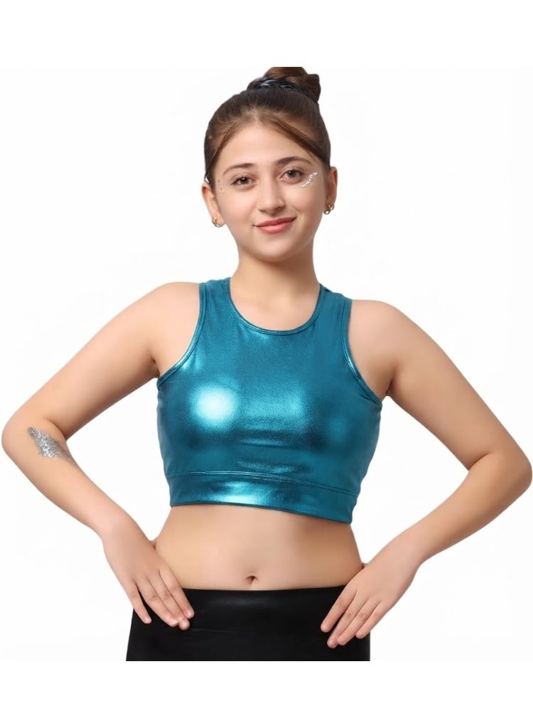 Girls Disco Crop Top