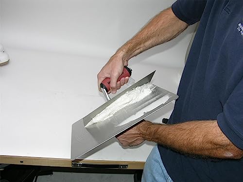 MARSHALLTOWN Hawk, 13Inch Aluminum Blade, Includes Callus Preventer and DuraSoft Handle, Masonry, Drywall, Made In the USA, 1D - Image 4