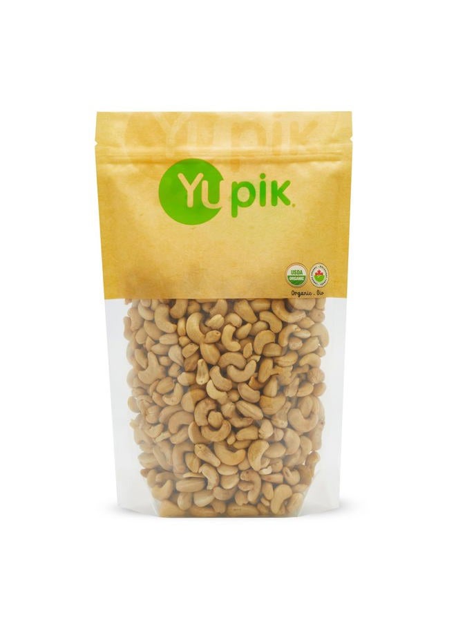 Yupik Nuts Organic Raw Cashews, 2.2 lb, Non-GMO, Vegan, Gluten-Free - Image 1
