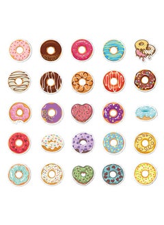 Generic 50-Piece Doughnut Cartoon Stickers Vinyl Aesthetic Sticker Laptop Stickers for Skateboard Guitar Travel Case Graffiti Sticker Door Luggage Car Bike Bicycle for Kids Teens Girls Adults  - Image 3