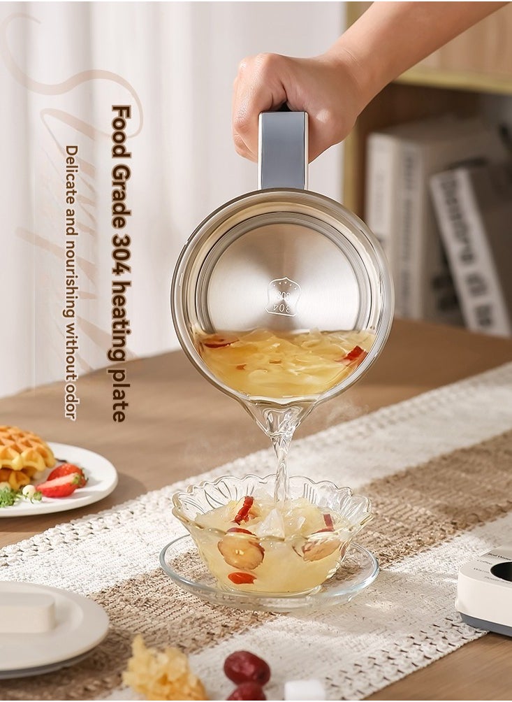 XiuWoo - Glass Electric Tea Kettle, 1.2L Health- Care Beverage Tea Maker and Kettle, ceramic & Glass Brew Cooker Master,7-in-1 Programmable, Warming Function,Easy to Clean, for Tea and coffee - Image 1