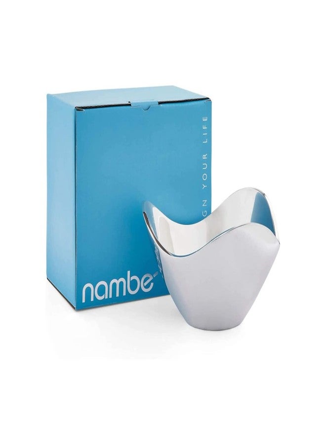 nambe Serve ware Collection Wave Bowl, Silver Serving Bowls, Large Salad Bowls for Kitchen, Entertaining, Side Dishes, Pasta, Dinner Parties, Kitchen Decor, Oven Safe, Easy Clean (9”) - Image 5