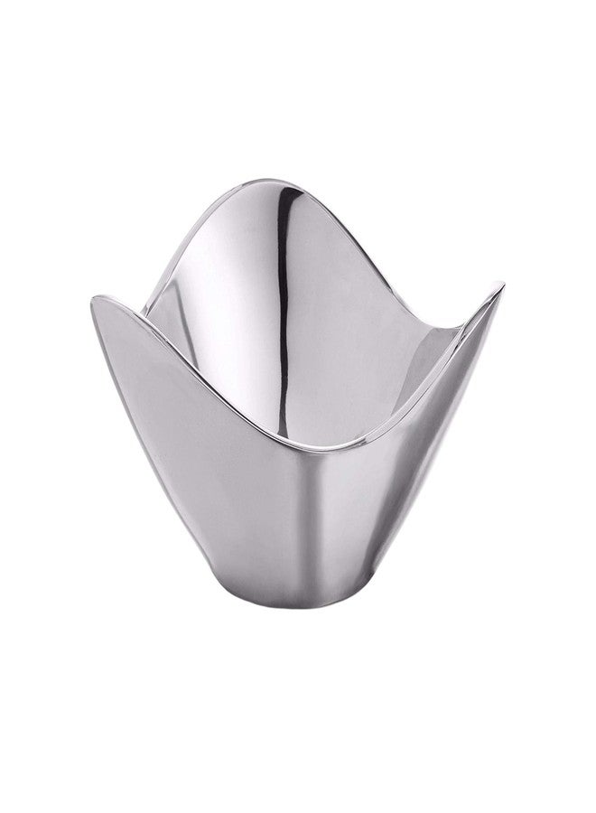 nambe Serve ware Collection Wave Bowl, Silver Serving Bowls, Large Salad Bowls for Kitchen, Entertaining, Side Dishes, Pasta, Dinner Parties, Kitchen Decor, Oven Safe, Easy Clean (9”) - Image 2