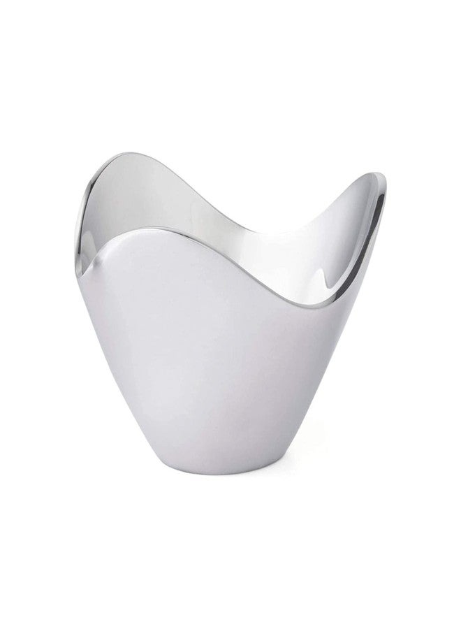 nambe Serve ware Collection Wave Bowl, Silver Serving Bowls, Large Salad Bowls for Kitchen, Entertaining, Side Dishes, Pasta, Dinner Parties, Kitchen Decor, Oven Safe, Easy Clean (9”) - Image 3